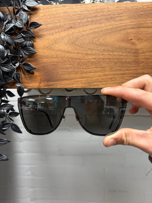 Saint Laurent SL-1B Black Tinted Mask Sunglasses