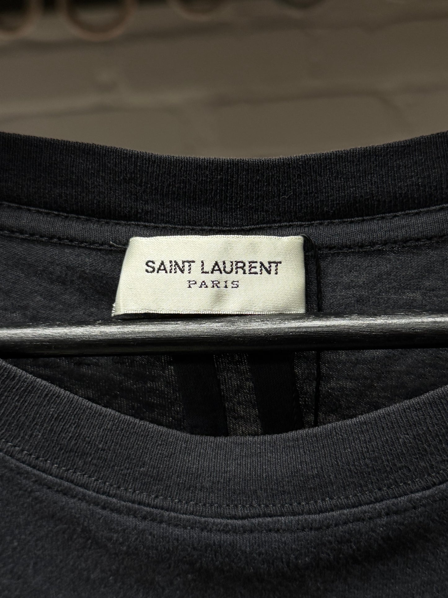 SS2018 Saint Laurent ‘Sweet Dreams’ Shark Graphic T-Shirt