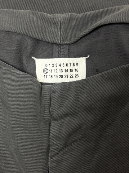 SS2010 Maison Margiela Brown Heavy Cotton Bootcut Pants