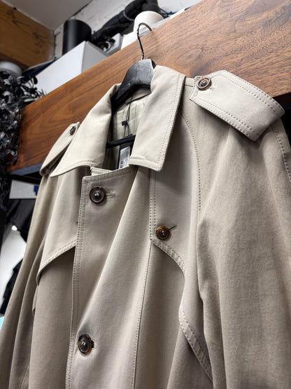 AW2007 Maison Martin Margiela Panelled Tan/Brown Two Tone Trench Coat