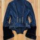 Early 2000’s Roberto Cavalli ‘Corset’ Bowstring Denim Jacket