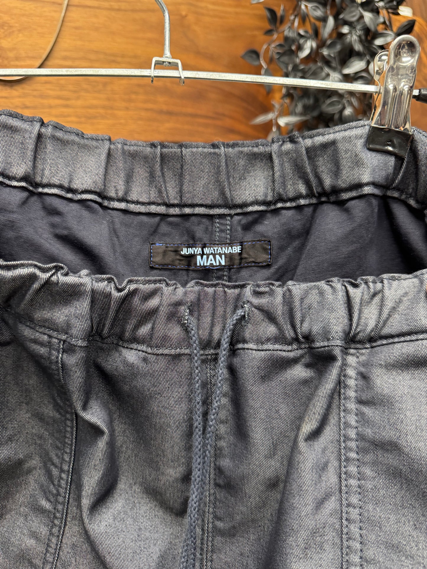 2024 Junya Watanabe ‘Ripstop’ Drawstring Relaxed Cut Pants