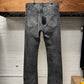 AW2024 Enfants Riches Deprimes Flared Black ‘Patch Repair’ Denim