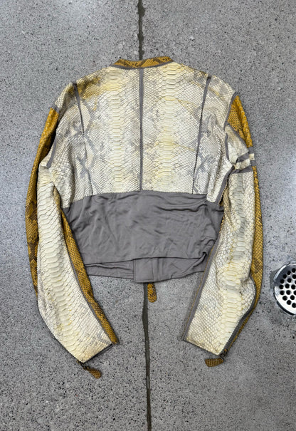 Vintage Jean Paul Gaultier ‘Gaultier²’ Genuine Python Leather Jacket.