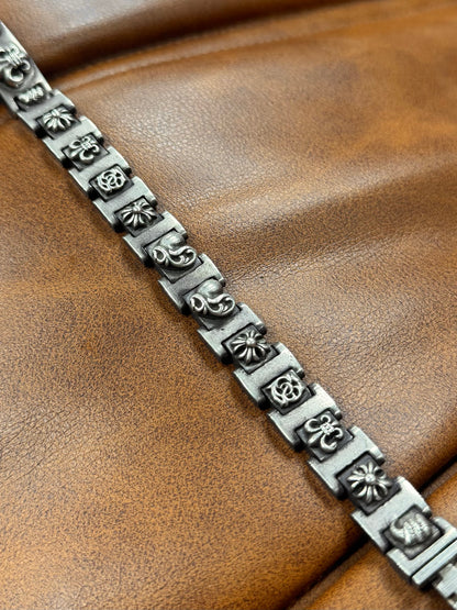 Chrome Hearts ‘Elemental’ Flooded 925 Silver Bracelet