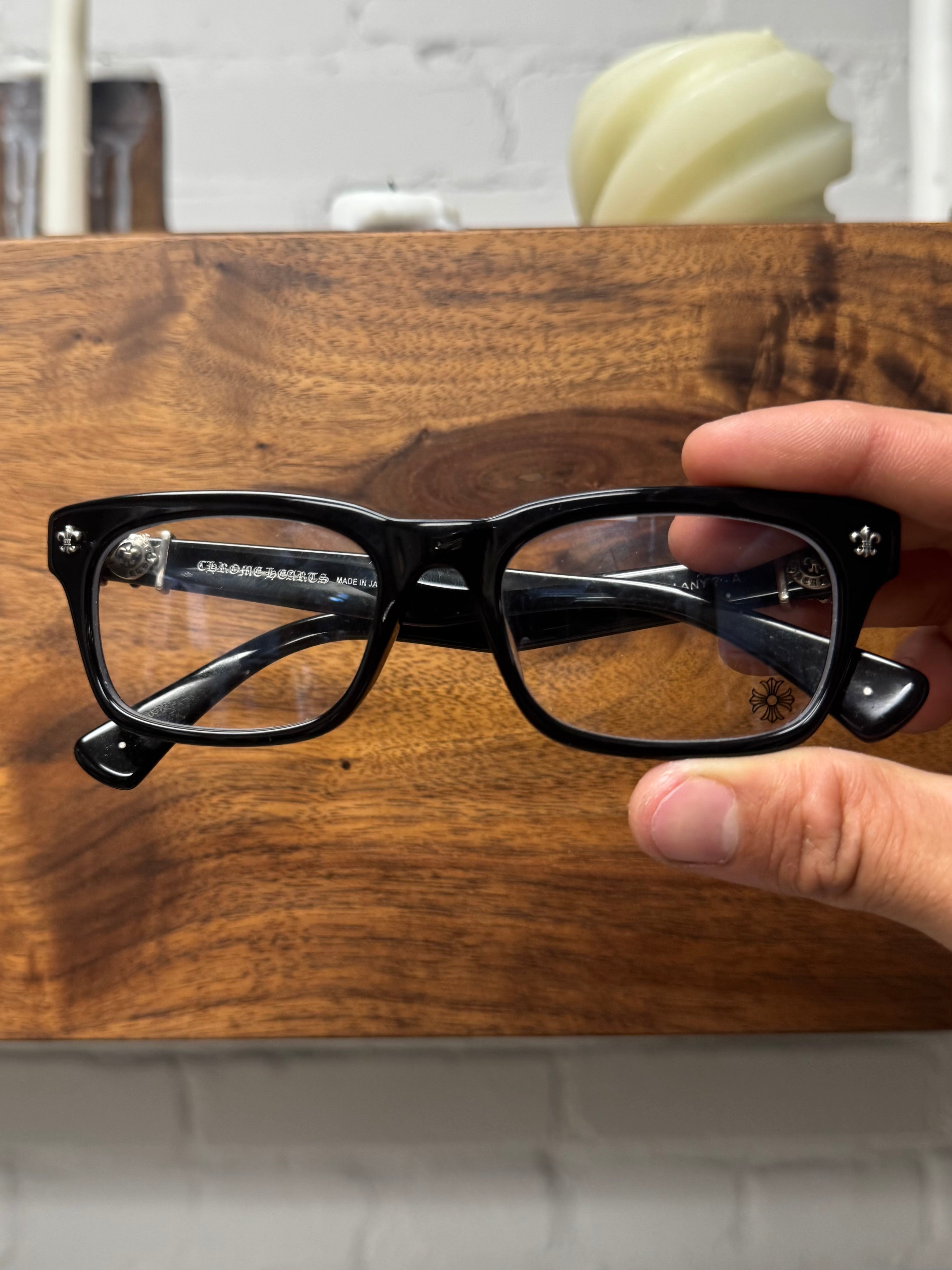 Chrome Hearts 'Gittin Any?' Fleur De Lis Prescription Glasses