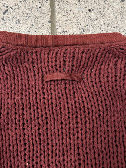 Vintage Jean Paul Gaultier ‘Pour Homme’ Cable Knit Zip Up Sweater