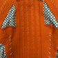 Maison Margiela ‘Pumpkin’ Cable Knit Collared Sweater