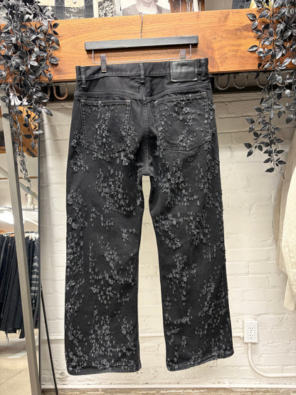 Acne Studios ‘2021M’ Distressed Black ‘Night Sky’ Denim