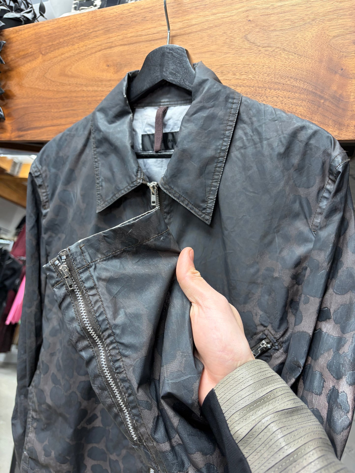 SS2019 Helmut Lang Leopard ‘3M’ Reflective Jacket