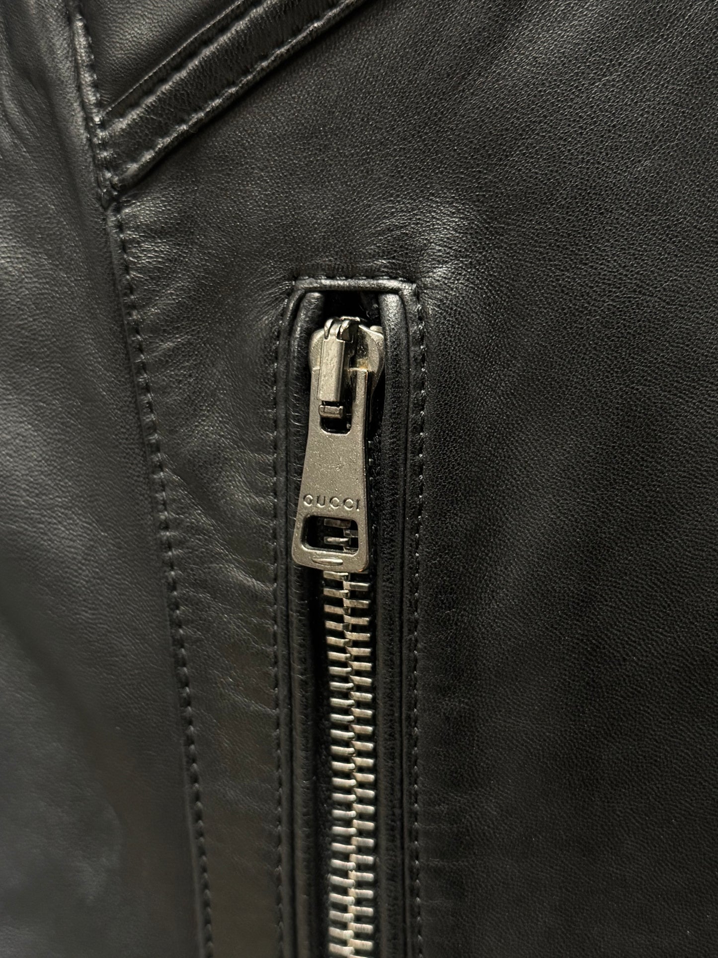 AW2000 Gucci by Tom Ford ‘Spiral Zip’ Leather Vest