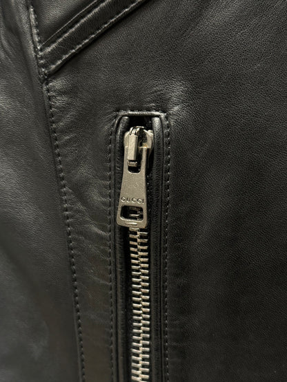 AW2000 Gucci by Tom Ford ‘Spiral Zip’ Leather Vest