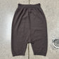 AW2016 Rick Owens ‘Mastadon’ Dust Brown Wool Knit Pod Shorts