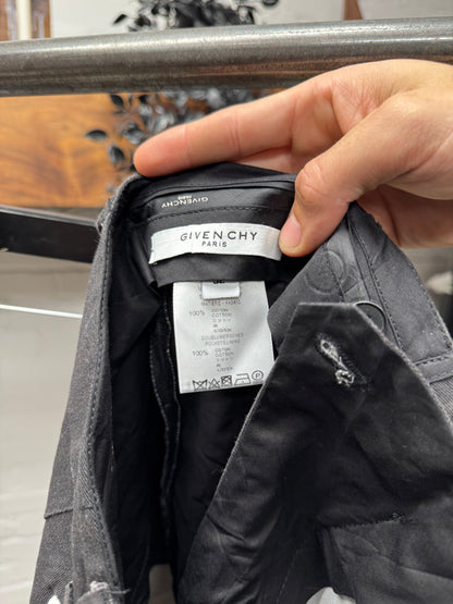 SS2016 Givenchy ‘Screaming Monkeys’ Baboon Print Pleated Shorts