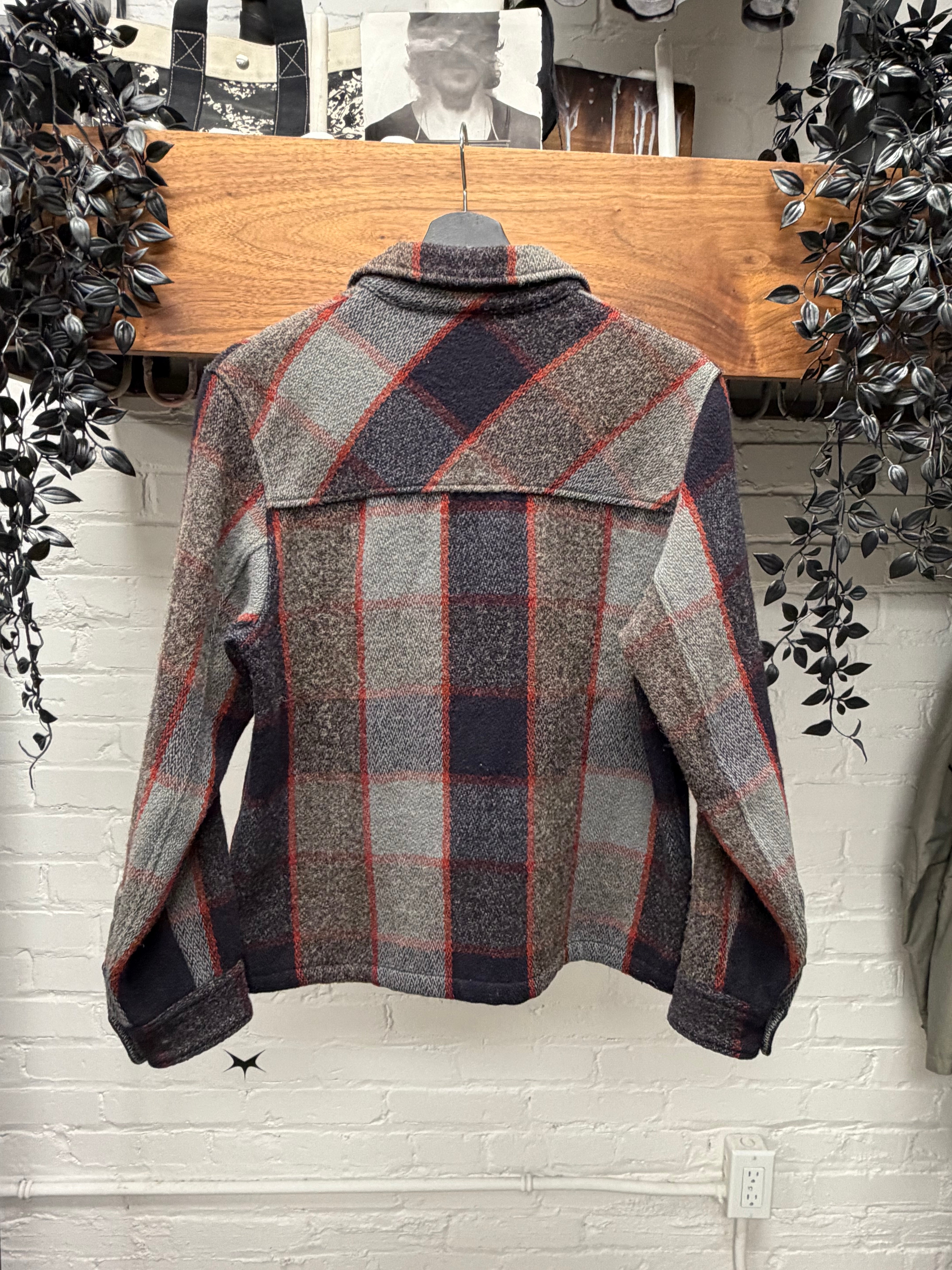AW2011 Undercover Plaid Zip-Up Work Shirt – Alex Maxamenko