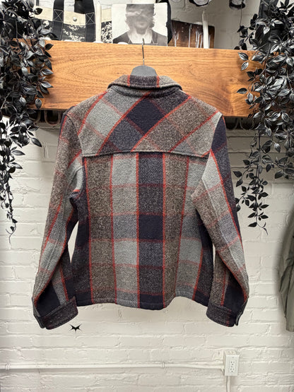 AW2011 Undercover Plaid Zip-Up Work Shirt