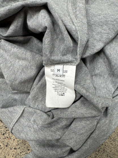 Balenciaga ‘Archetype’ Logo Grey T-Shirt