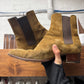 Saint Laurent Brown Suede ‘Wyatt’ Boots