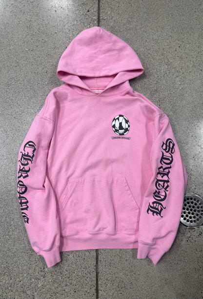 Chrome Hearts Mattyboy ‘Vantity Affair’ Pink Cross Pullover Hoodie