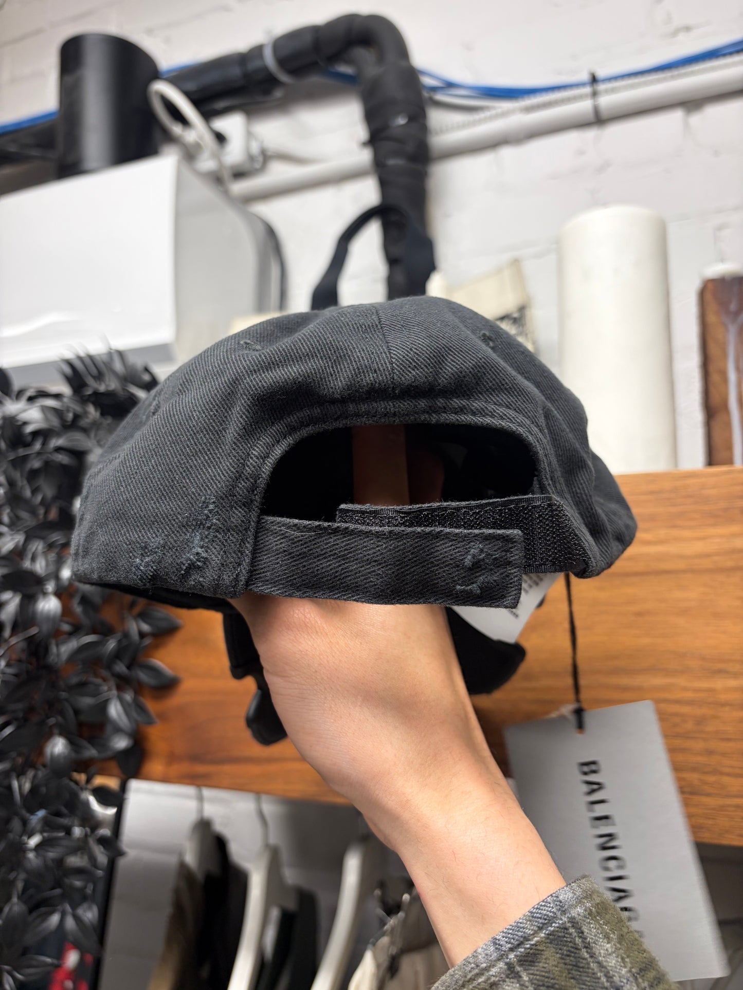 SS2023 Balenciaga ‘Gaffer Tape’ Mudshow Cut-Out Baseball Cap