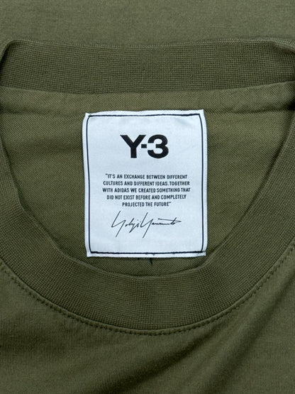 Y-3 Yohji Yamamoto ‘Chest Logo’ Forest Green Long Sleeve
