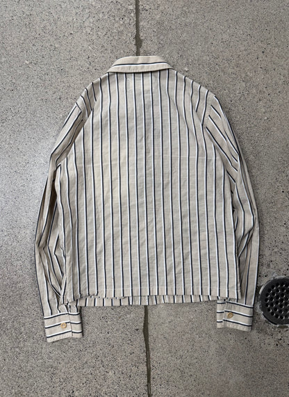 SS2019 Maison Margiela ‘Pinstripe’ Cotton Trucker Jacket
