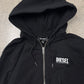 Diesel Zip Up Logo Hoodie