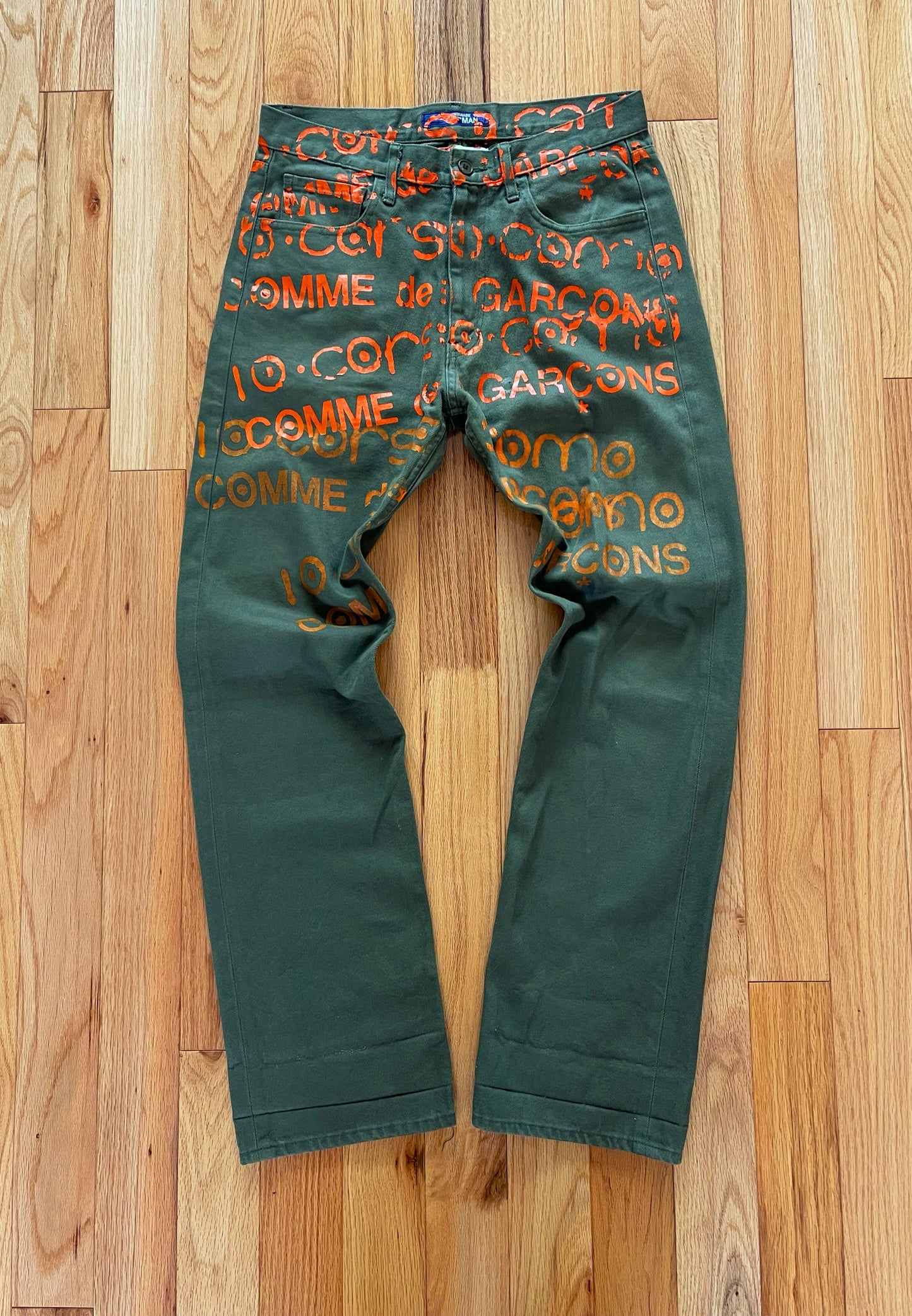 Spring Summer 2003 Junya Watanabe x 10 Corso Como Hand Painted Levi’s Denim