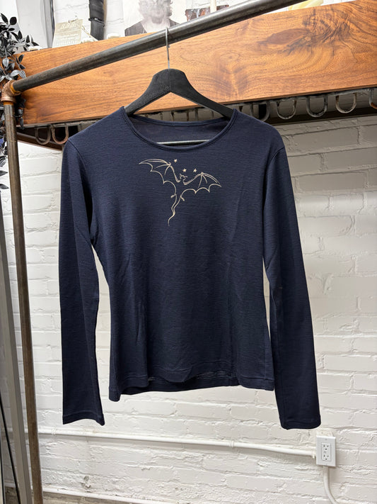 SAMPLE Yohji Yamamoto ‘Bat’ Graphic Long Sleeve Shirt