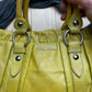 Miu Miu Yellow Leather Shoulder Bag