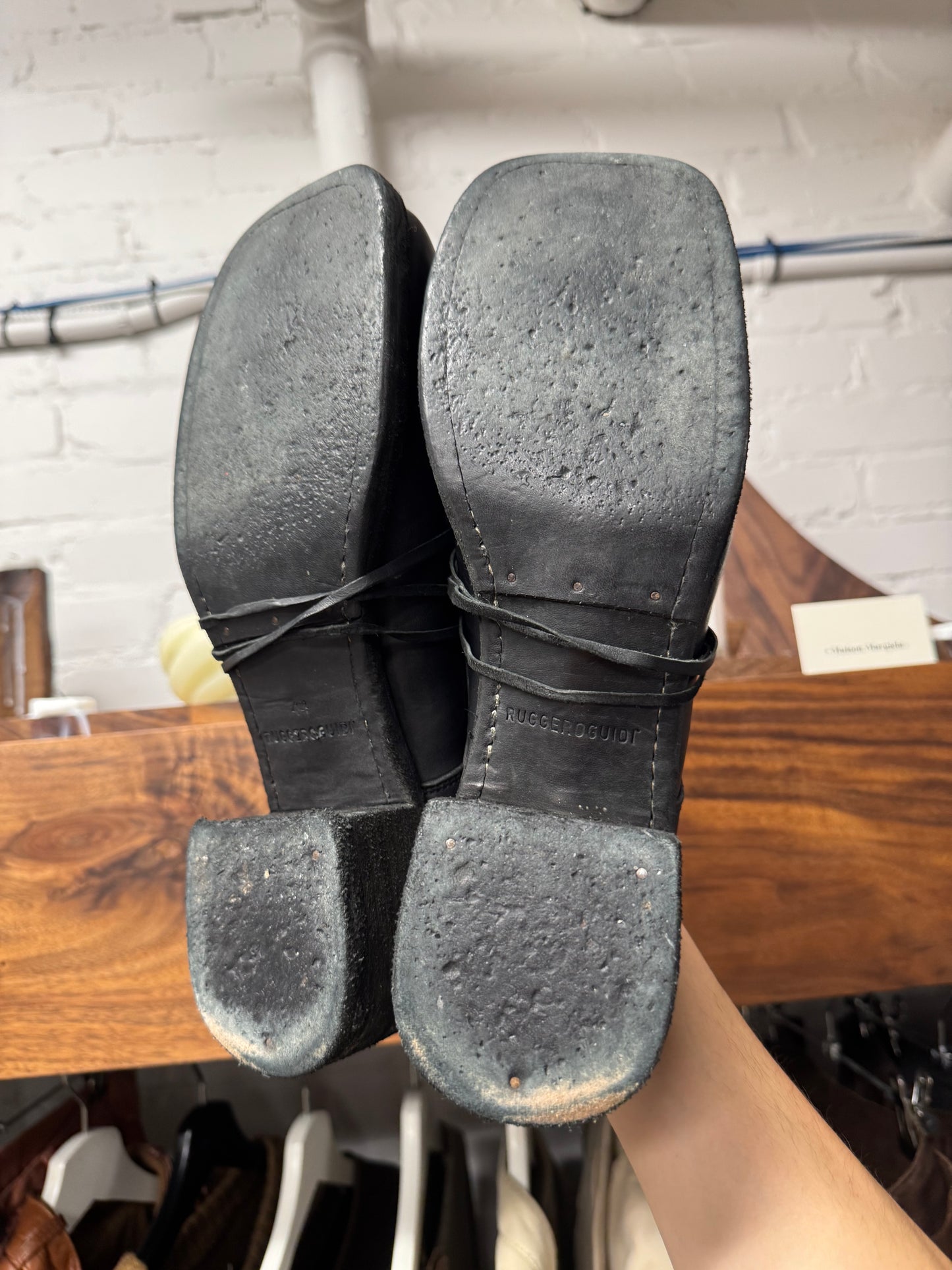 Guidi 9082 Full Grain Horse Leather Square Toe Derbys