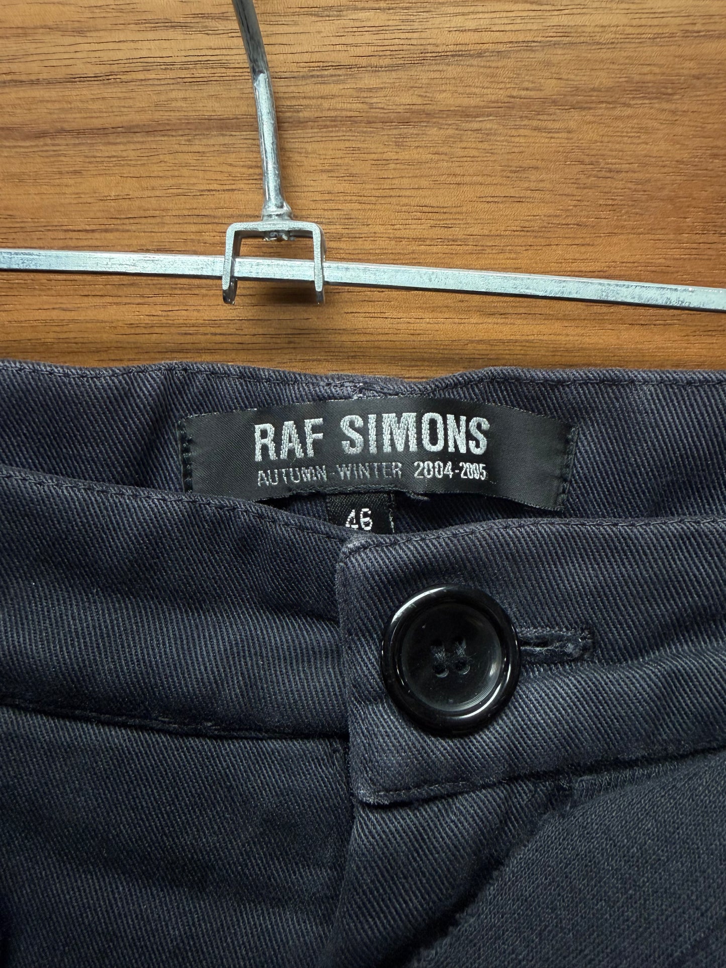 AW2004 Raf Simons Waves ‘Body Snatchers’ T-Shirt Draped Reconstructed Black ‘Zombie’ Denim