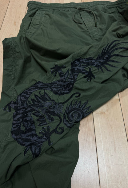 Maharishi ‘Dragon’ Embroidered Cargo Pants