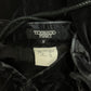 Tornado Mart Black Velour ‘Lace Up’ Flared Pants