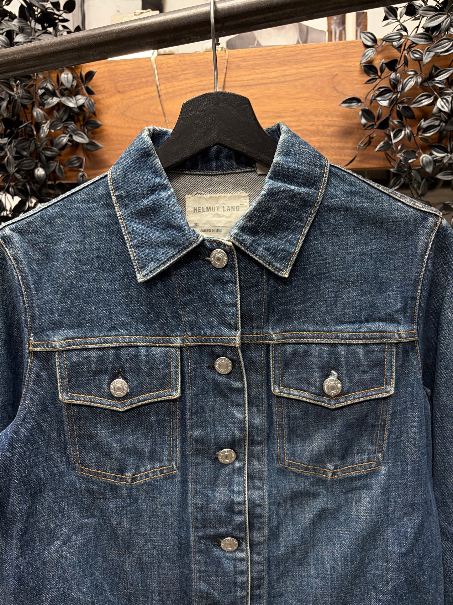 Vintage 1998 Helmut Lang ‘Classic Wash’ Blue Denim Trucker Jacket