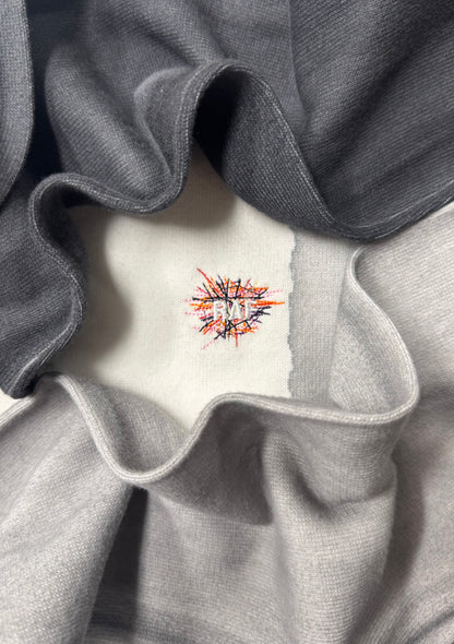 RAF by Raf Simons Tricolour Knit Sweater