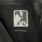 Rick Owens DRKSHDW Faux Leather Black Wide Leg Shorts