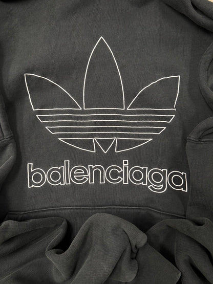 AW2022 Balenciaga x Adidas Heavyweight Cotton Oversized Hoodie
