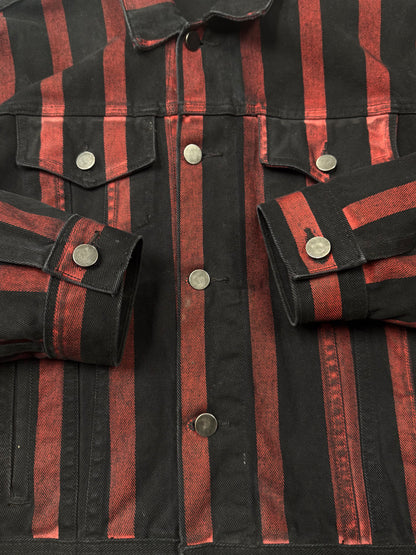 Bare Knuckles ‘V1’ Painted Denim Trucker Jacket