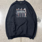 AW2020 Balenciaga ‘Models’ Black Oversized Sweatshirt