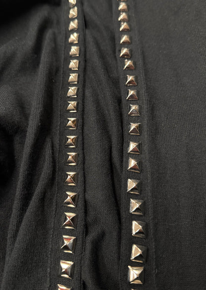 2000s Hysteric Glamour Silver Studded Cardigan