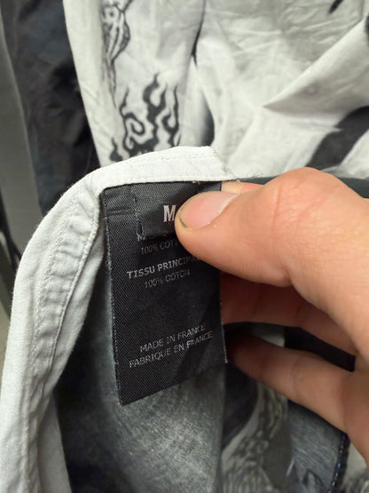 AW2018 Vetements ‘Marilyn Manson’ Unsafe Black Button Up Shirt