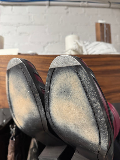 AW2007 Maison Martin Margiela ‘Flame’ Cuban Heel Leather Boots