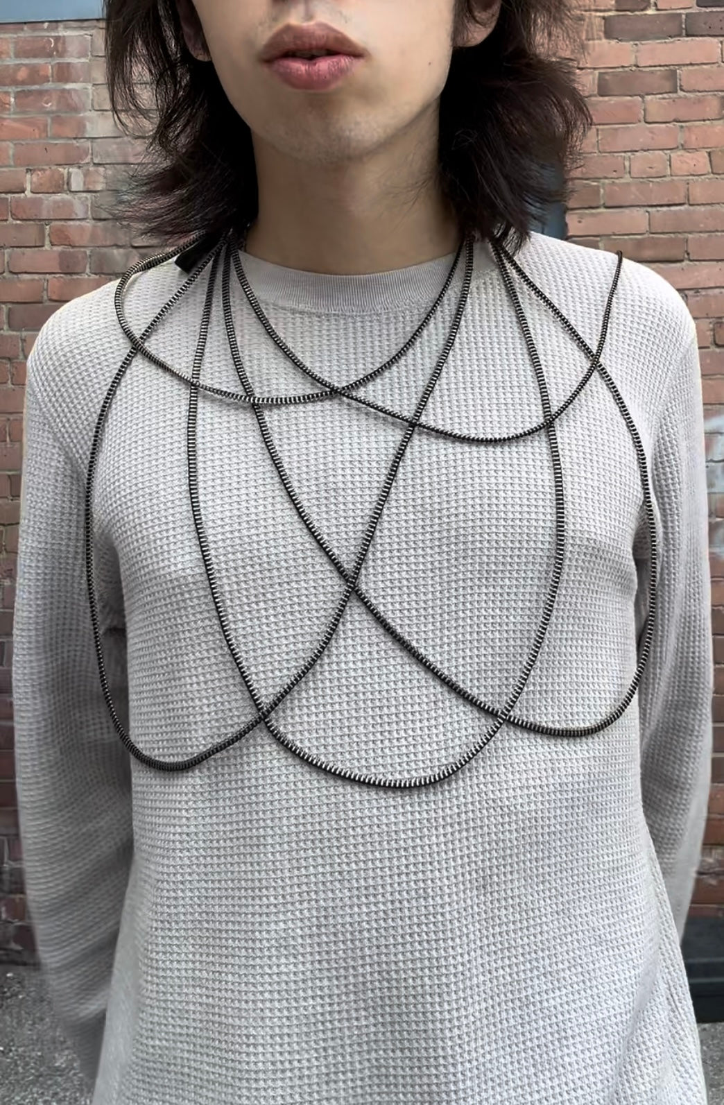 SS2010 Ann Demeulemeester Zipper Necklace