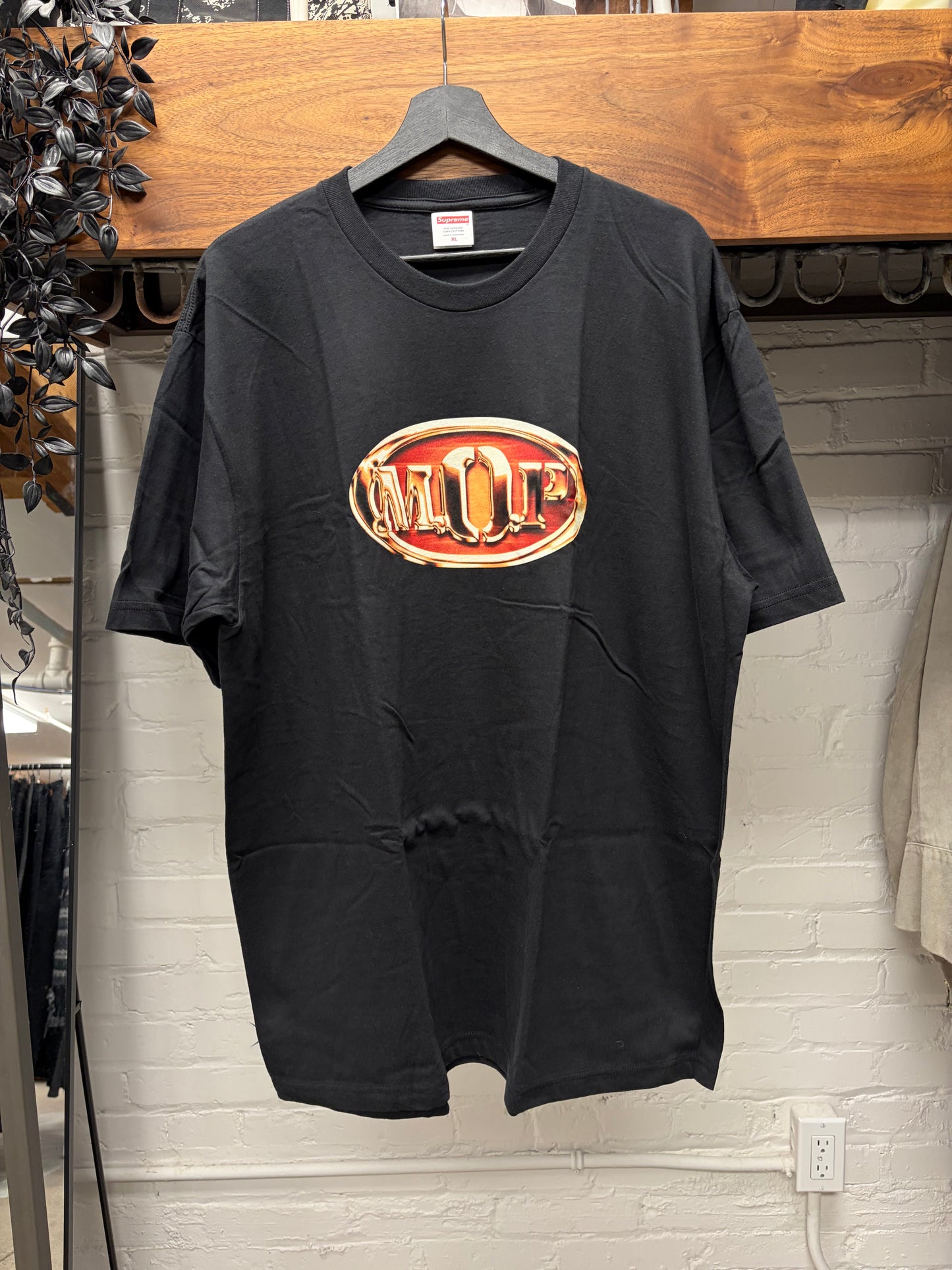 AW2024 Supreme ‘M.O.P.’ Black Graphic T-Shirt
