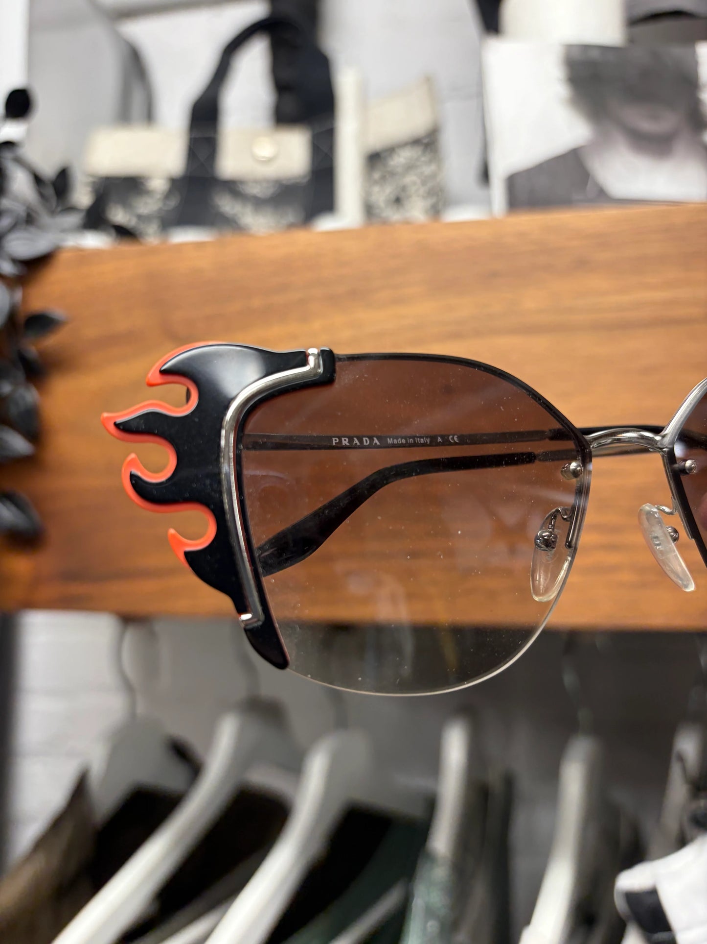 Prada ‘Flame’ Cat Eye Sunglasses