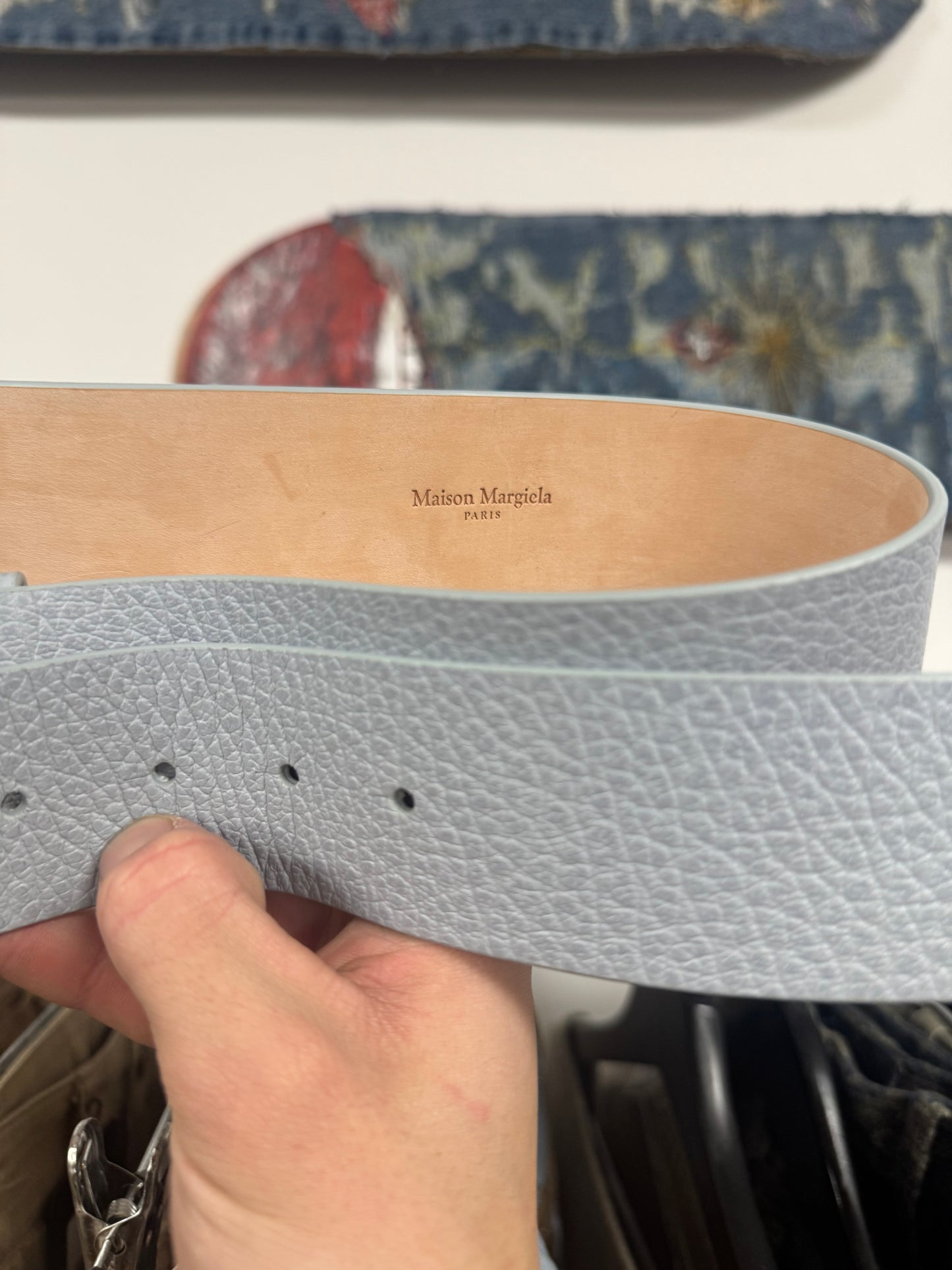 Maison Margiela ‘Buckle-Less’ Leather Belt