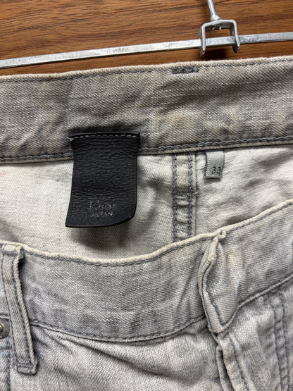 Dior Homme ‘Japan Exclusive’ Light Washed Grey Skinny Jeans