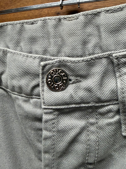 2000s Gucci Washed Grey Skinny Jeans