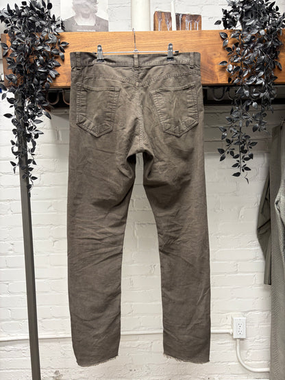 AW2007 Rick Owens ‘Exploder’ Dust Corduroy ‘Detroit Cut’ Denim